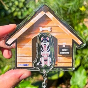 Kit Chaveiro - Husky Siberiano (Animado)
