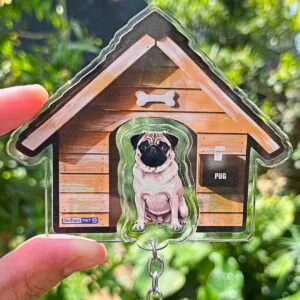 Kit Chaveiro - Pug (Animado)