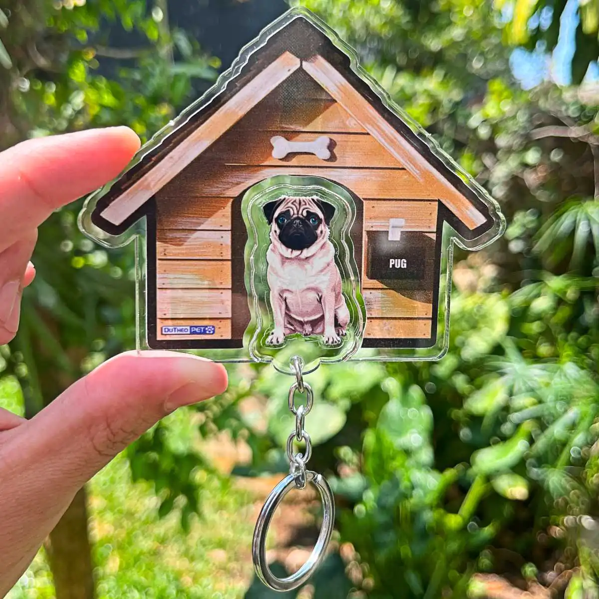 Kit Chaveiro - Pug (Animado) - Imagem 2