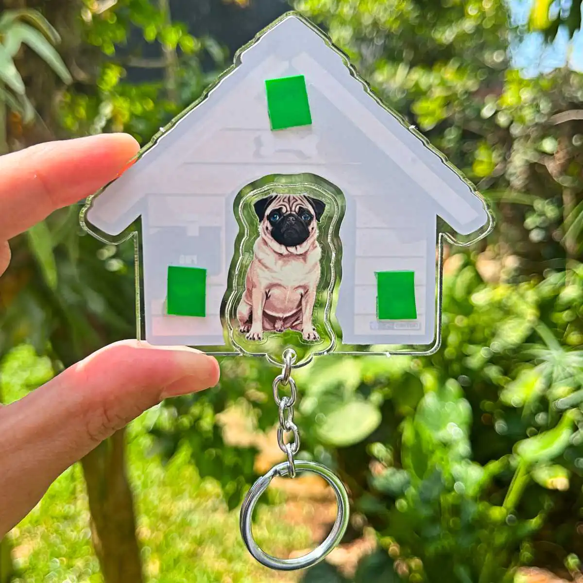 Kit Chaveiro - Pug (Animado) - Imagem 3