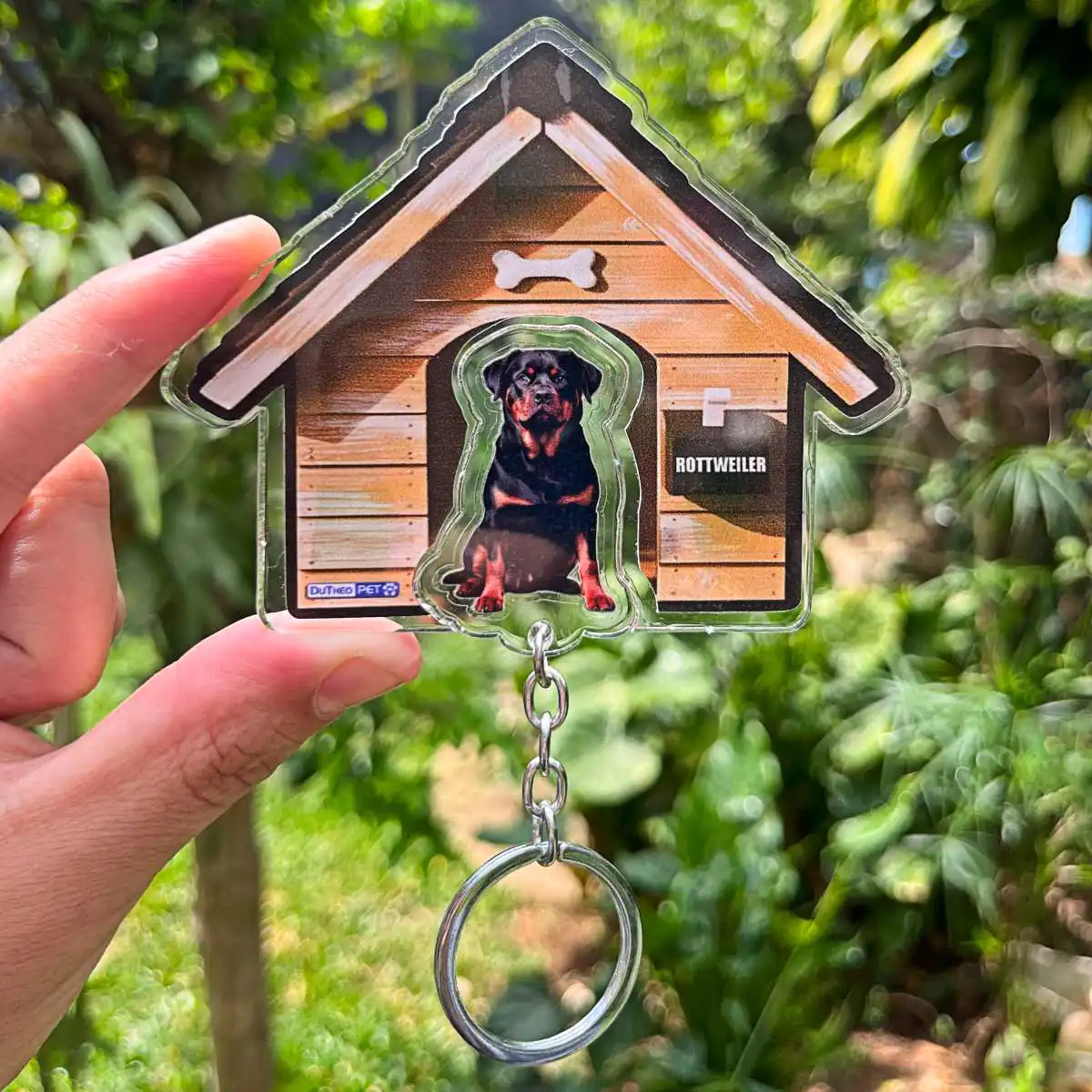 Kit Chaveiro - Rottweiler (Real) - Imagem 2