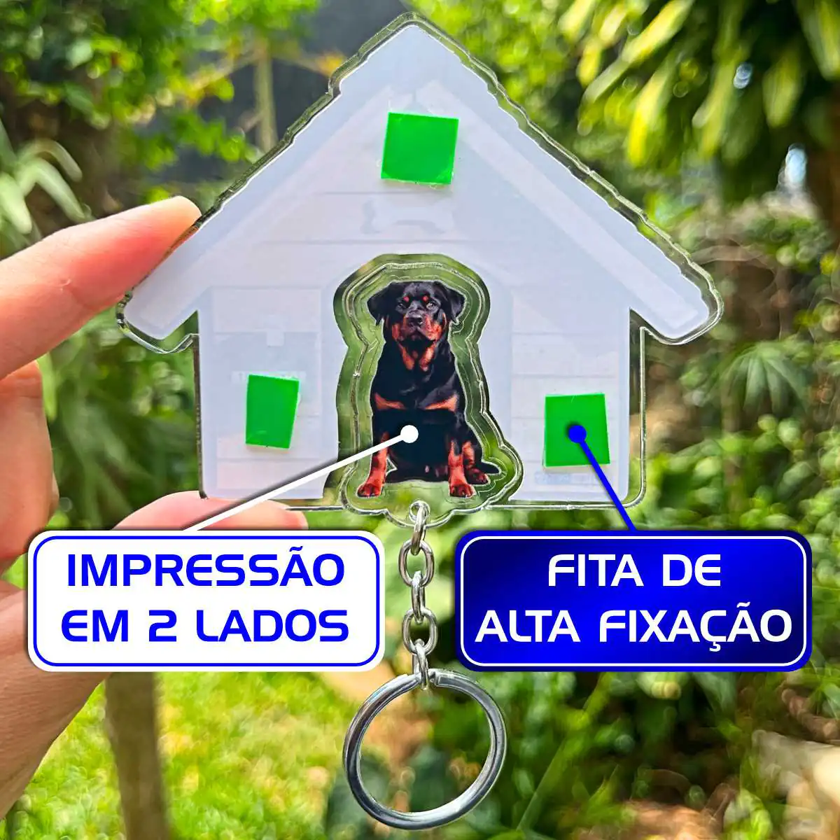 Kit Chaveiro - Rottweiler (Real) - Imagem 8
