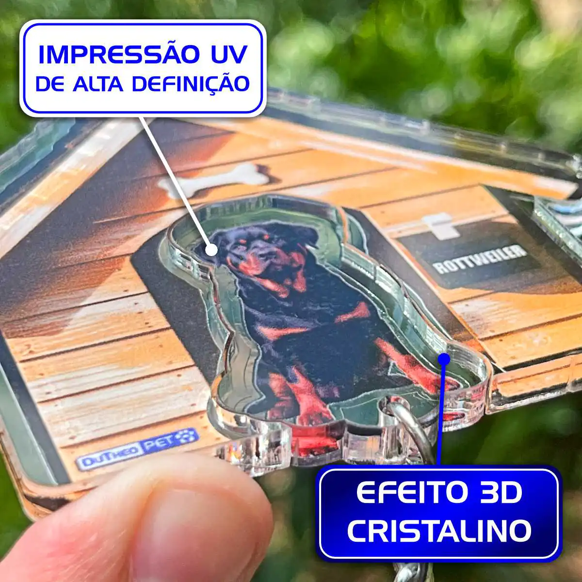 Kit Chaveiro - Rottweiler (Real) - Imagem 9