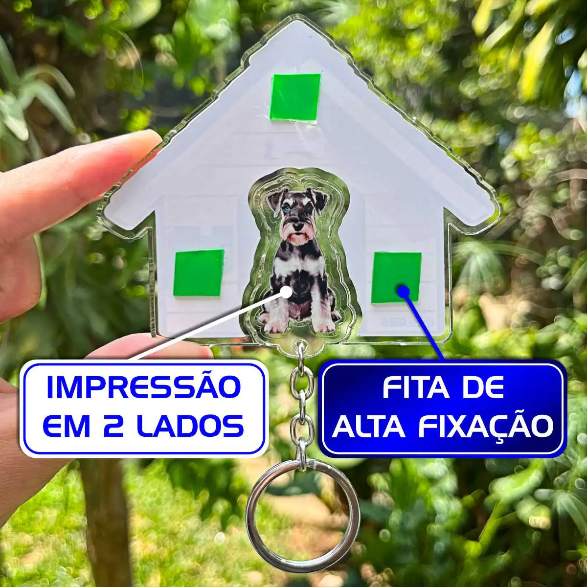 Kit Chaveiro - Schnauzer (Real) - Imagem 8