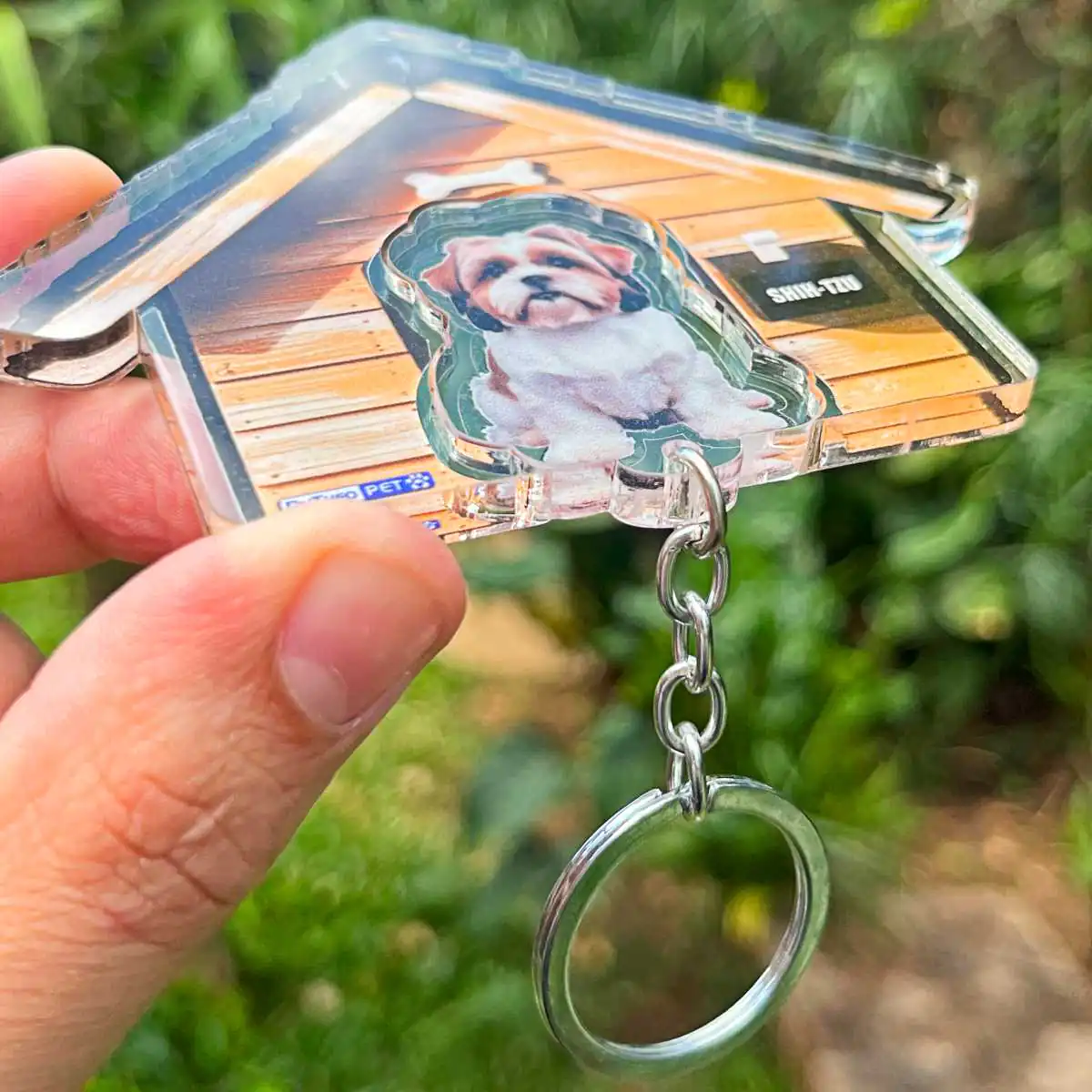 Kit Chaveiro - Shih Tzu (Real) - Imagem 4