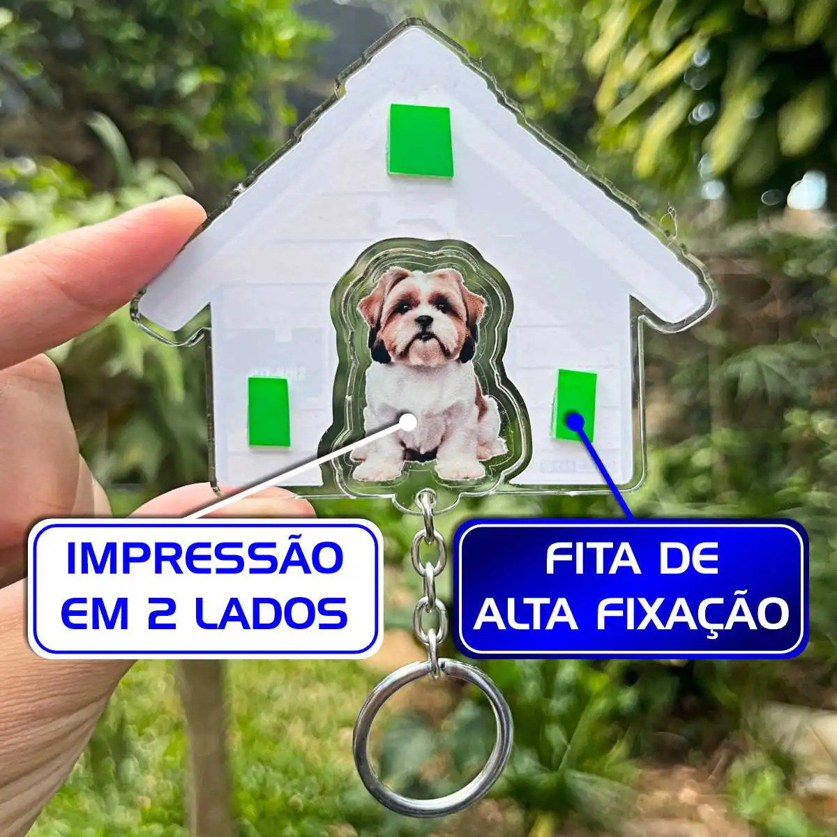 Kit Chaveiro - Shih Tzu (Real) - Imagem 8