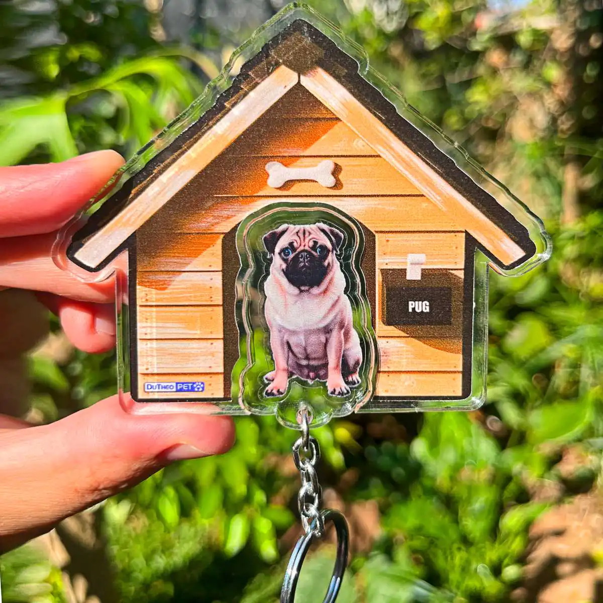 Kit Chaveiro - Pug (Real) - Imagem 2