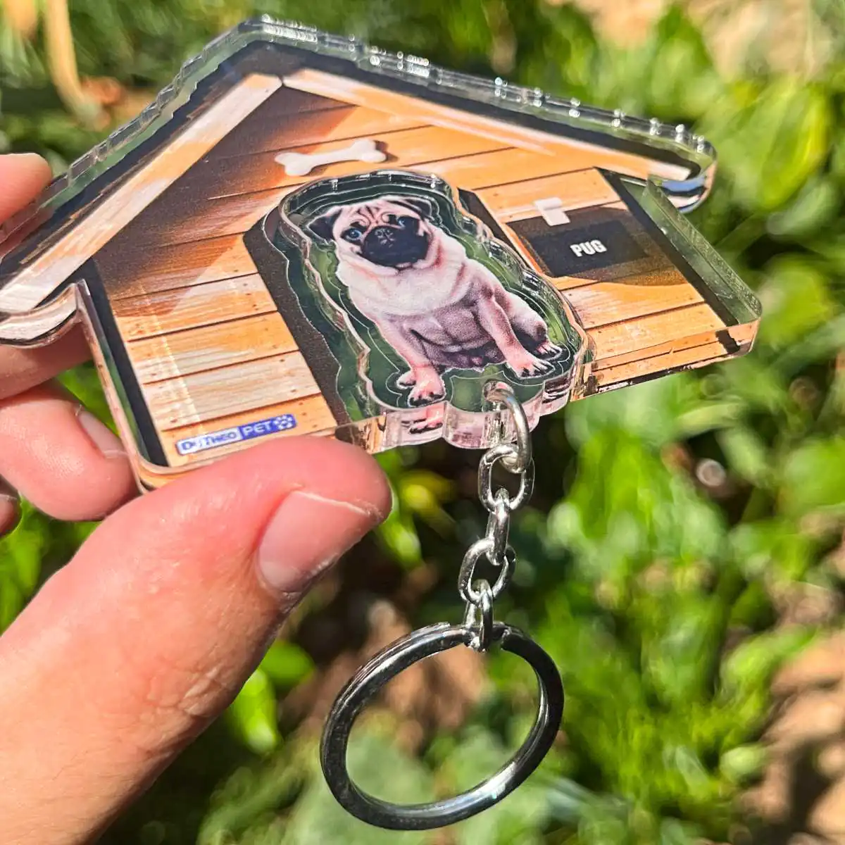 Kit Chaveiro - Pug (Real) - Imagem 4