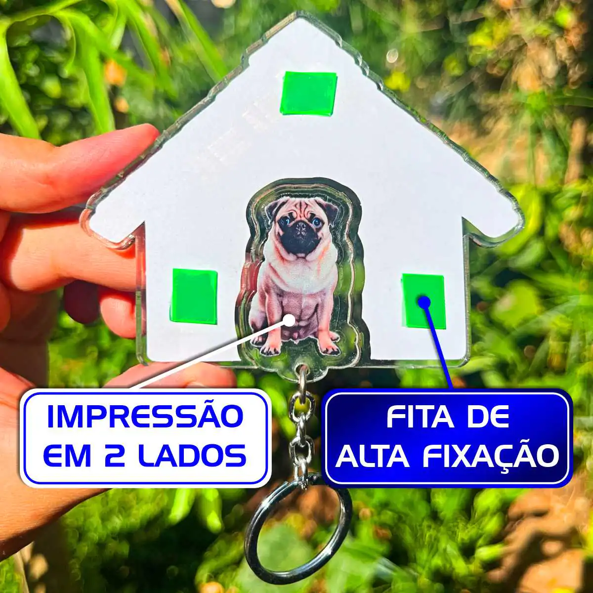 Kit Chaveiro - Pug (Real) - Imagem 8